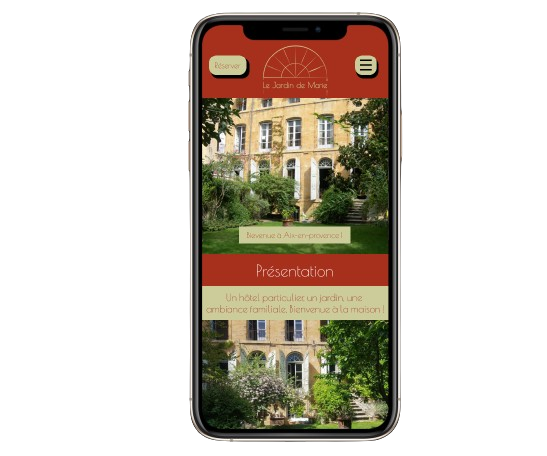 Les jardins de marie une fois le design utilisateur rebuild 